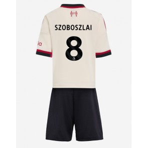 Liverpool Dominik Szoboszlai #8 Gostujuci Dres za Dječji 2025-26 Kratak Rukavima (+ kratke hlače)